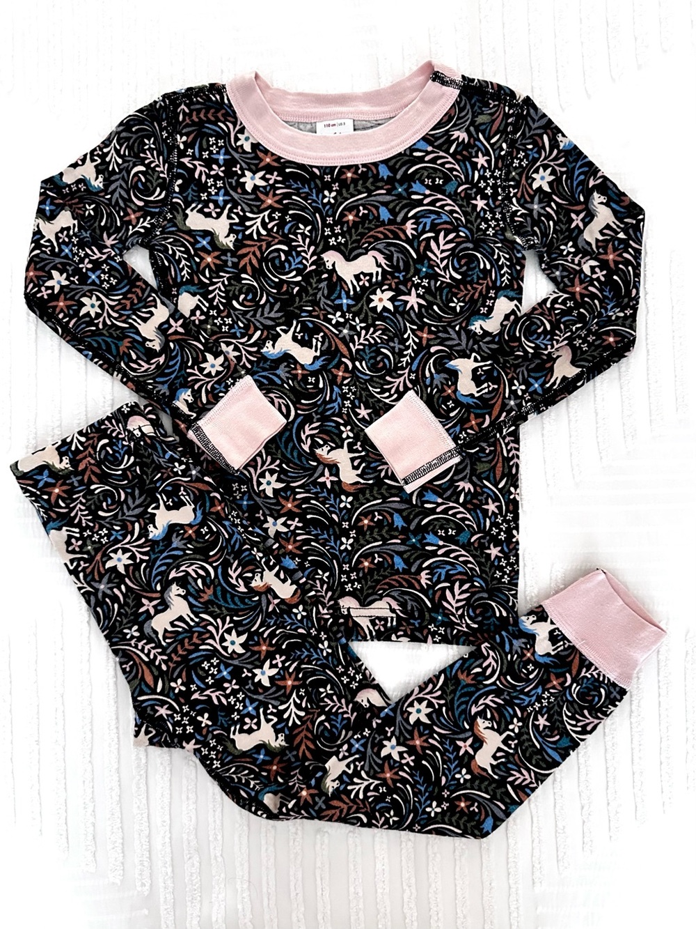 Hanna Andersson Girl’s Unicorn Print Pajama Set Size 5
